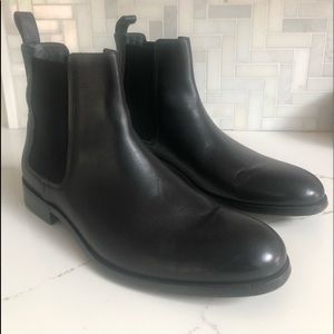Lanvin Black Leather Boots Men’s in EUC Chelsea